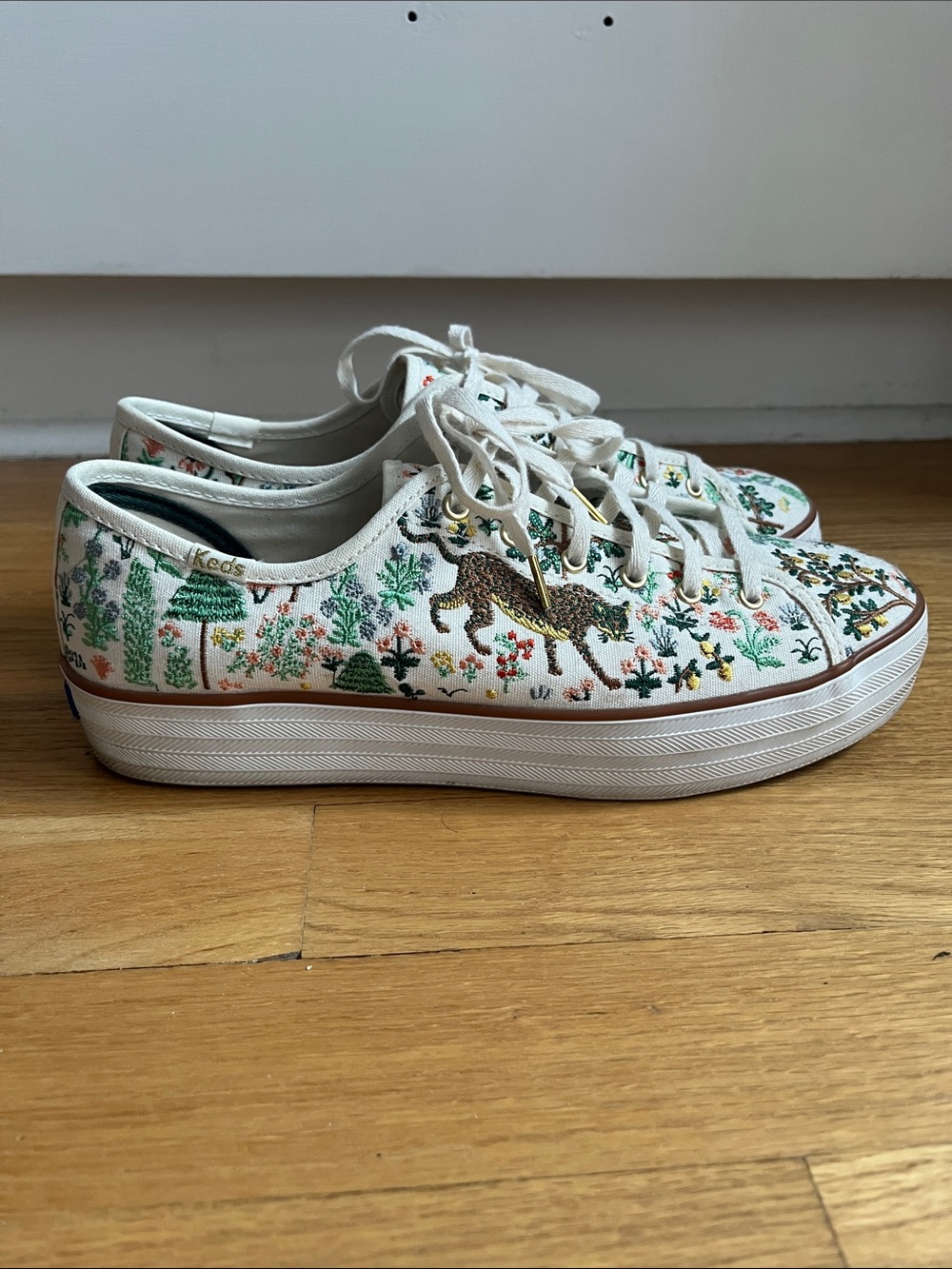 Keds x Rifle Paper Co Embroidered Sneakers